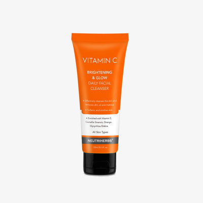 Vitamin C Brightening & Glow Daily Facial Cleanser - 120 ml - Neutriherbs