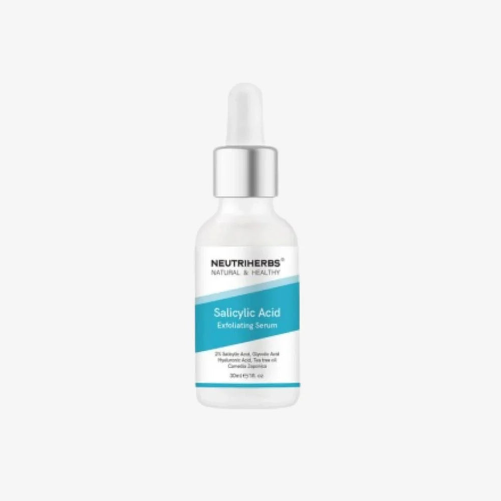BHA Serum från Neutriherbs i envit flaska med pipett. Innehåller salicyksyra som skonsamt löser upp pormaskar och rengör porerna. 