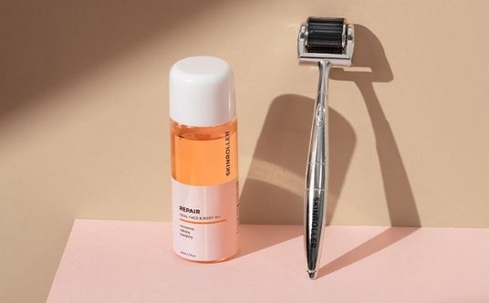 Image of Repair body oil och Skinroller PRO Dermaroller mot celluliter