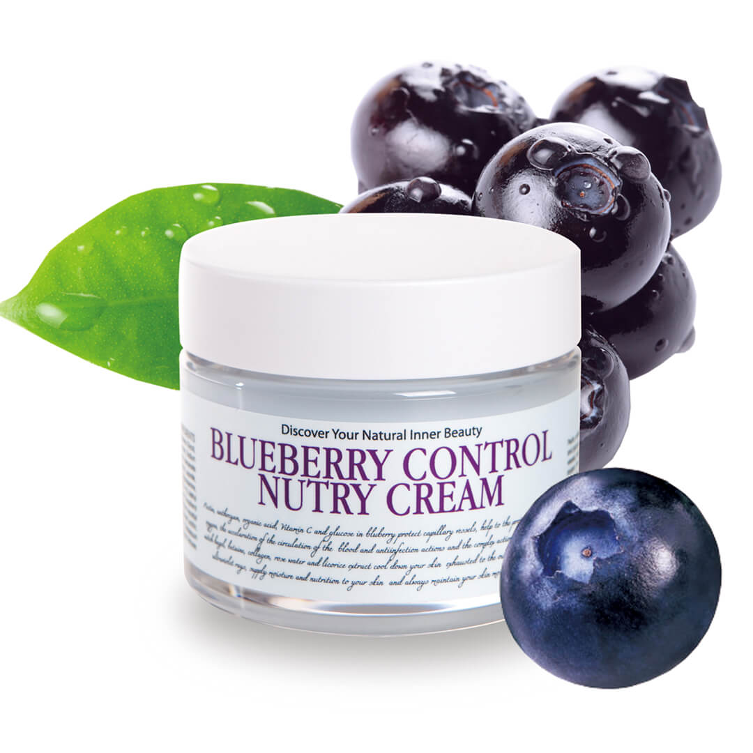 Blueberry Nutry Control Cream 50 ml - Koreansk hudvård dagkräm