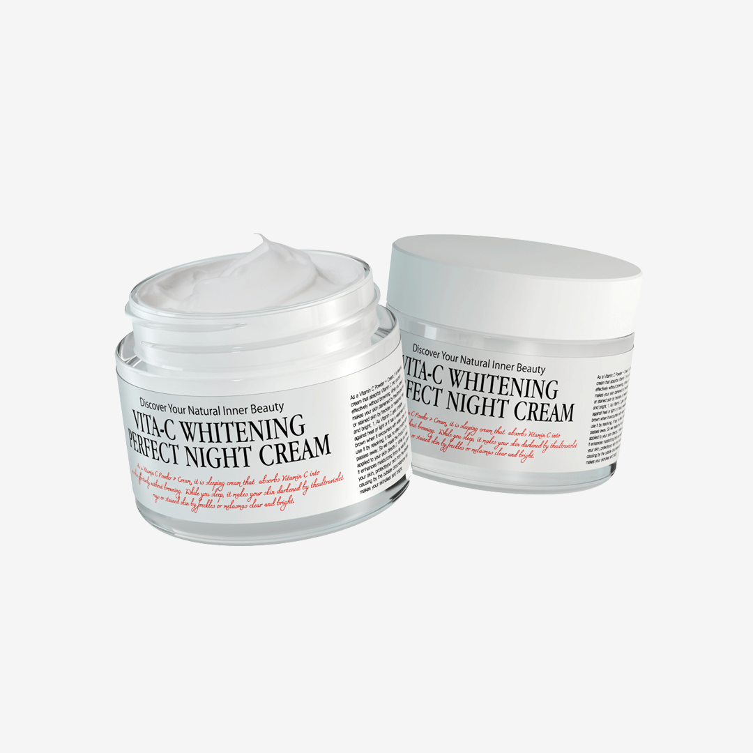 Image of Vita-C Whitening Perfect Night Cream + Vita-C Natural Powder
