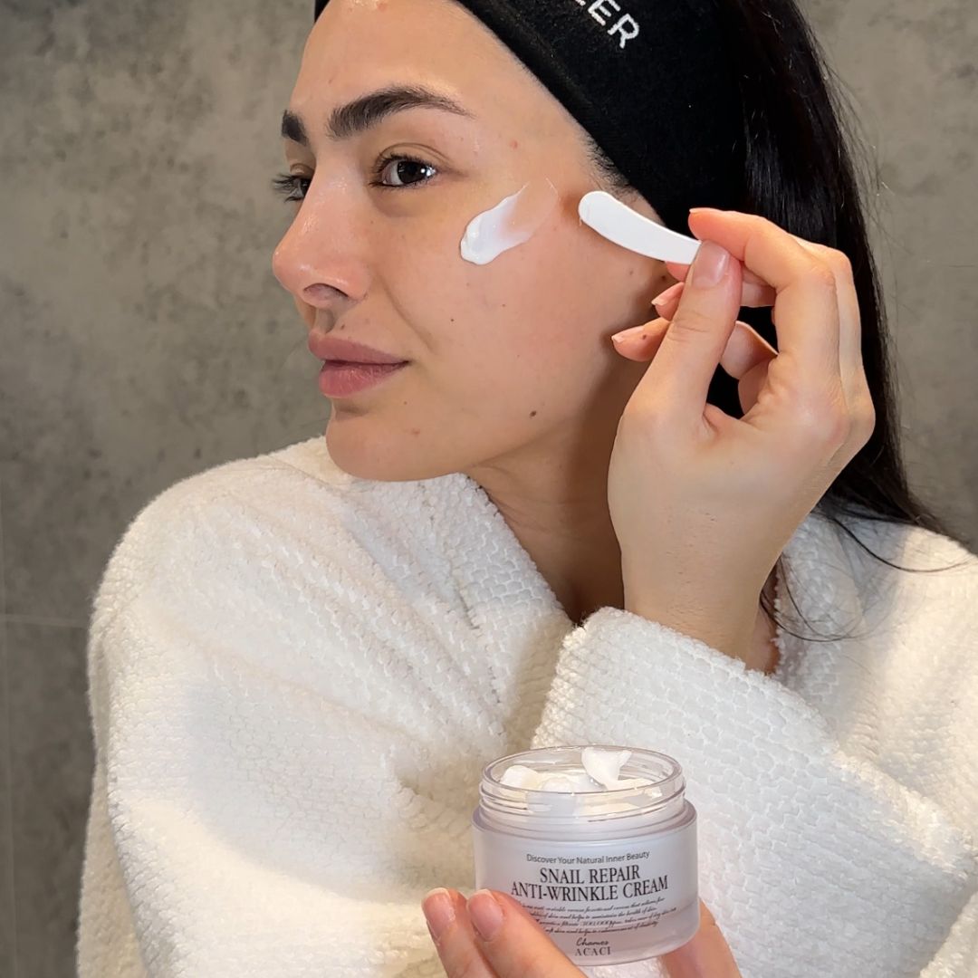 Image of Koreansk Ansiktskräm Snail Repair Anti-Wrinkle / Anti-Aging 50 ml