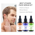3-pack Serum Kit - Vitamin C, Hyaluronsyra, Retinol - 30 ml