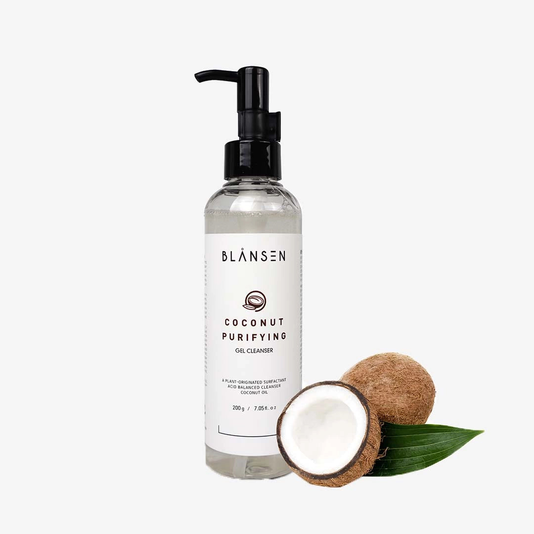 Image of Blansen Coconut Purifying Gel Cleanser - 200 ml - Koreansk Hudvård