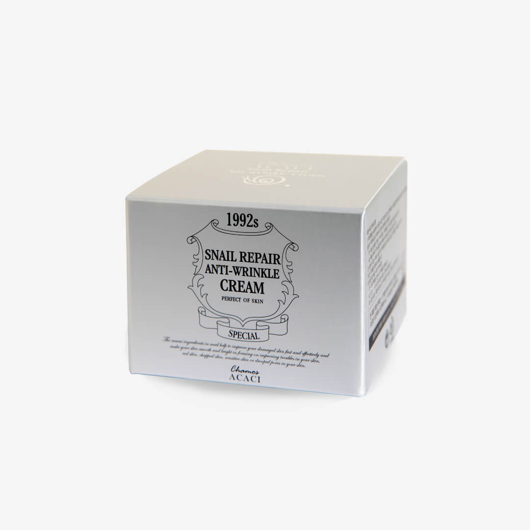 Koreansk Ansiktskräm Snail Repair Anti-Wrinkle / Anti-Aging 50 ml