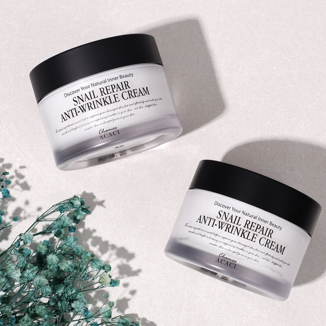 Koreansk Ansiktskräm Snail Repair Anti-Wrinkle / Anti-Aging 50 ml