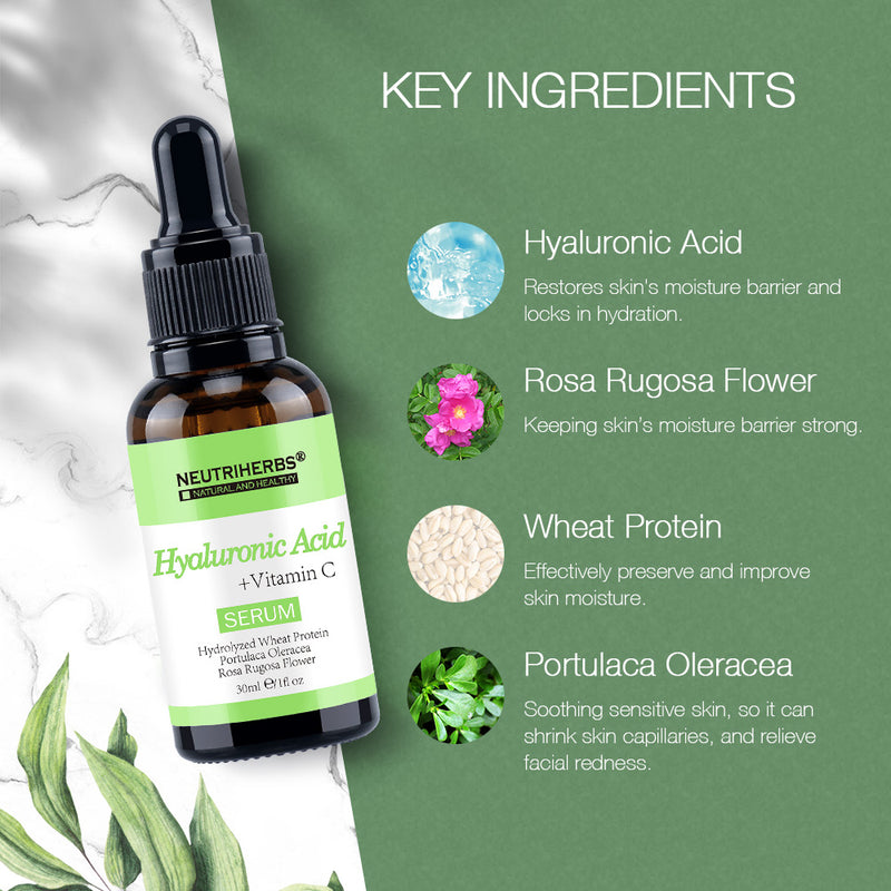 Hyaluronic Acid 5% + Vitamin C Serum - 30 ml - Neutriherbs