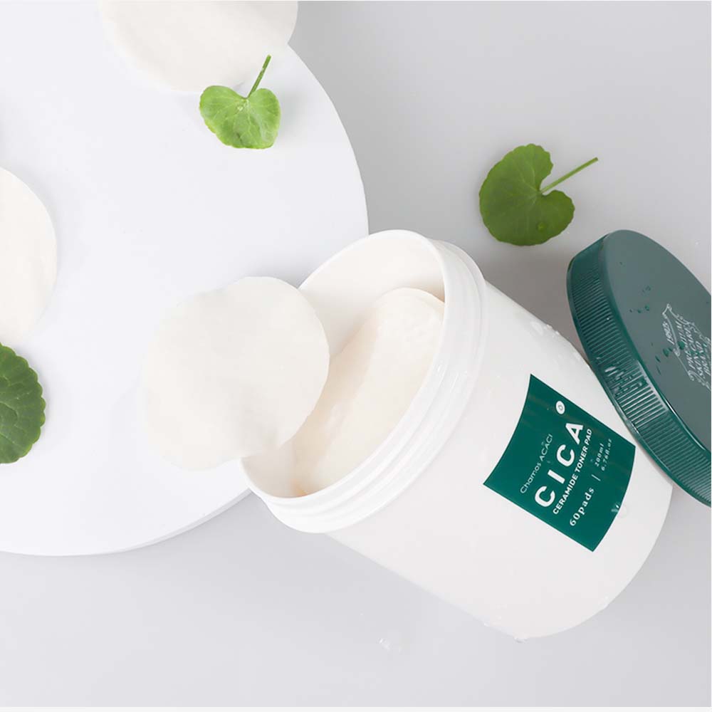 Cica Ceramide Toner Pads 60 st - Koreansk Hudvård