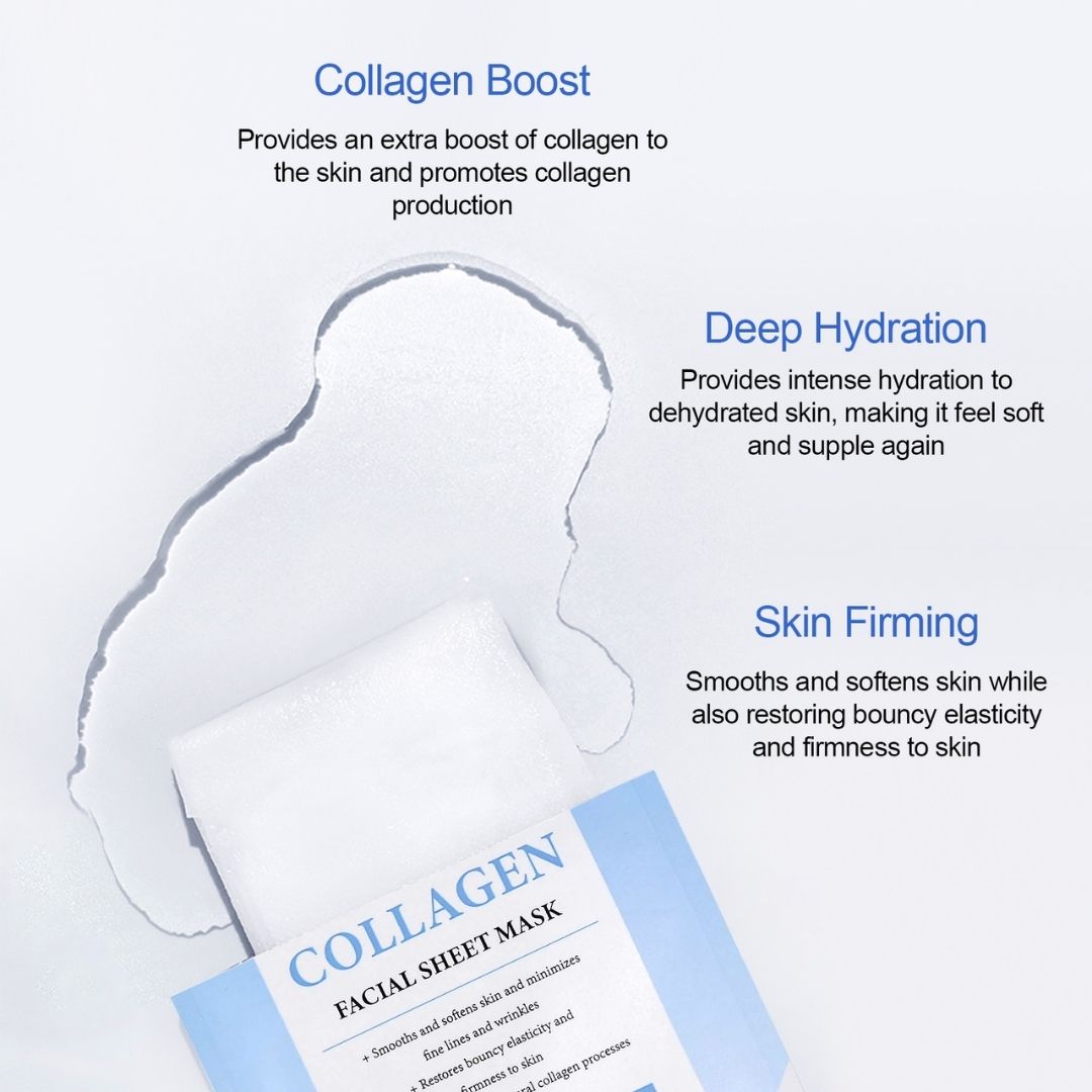 Image of Collagen Mask 4-pack - Återfuktande Sheetmask