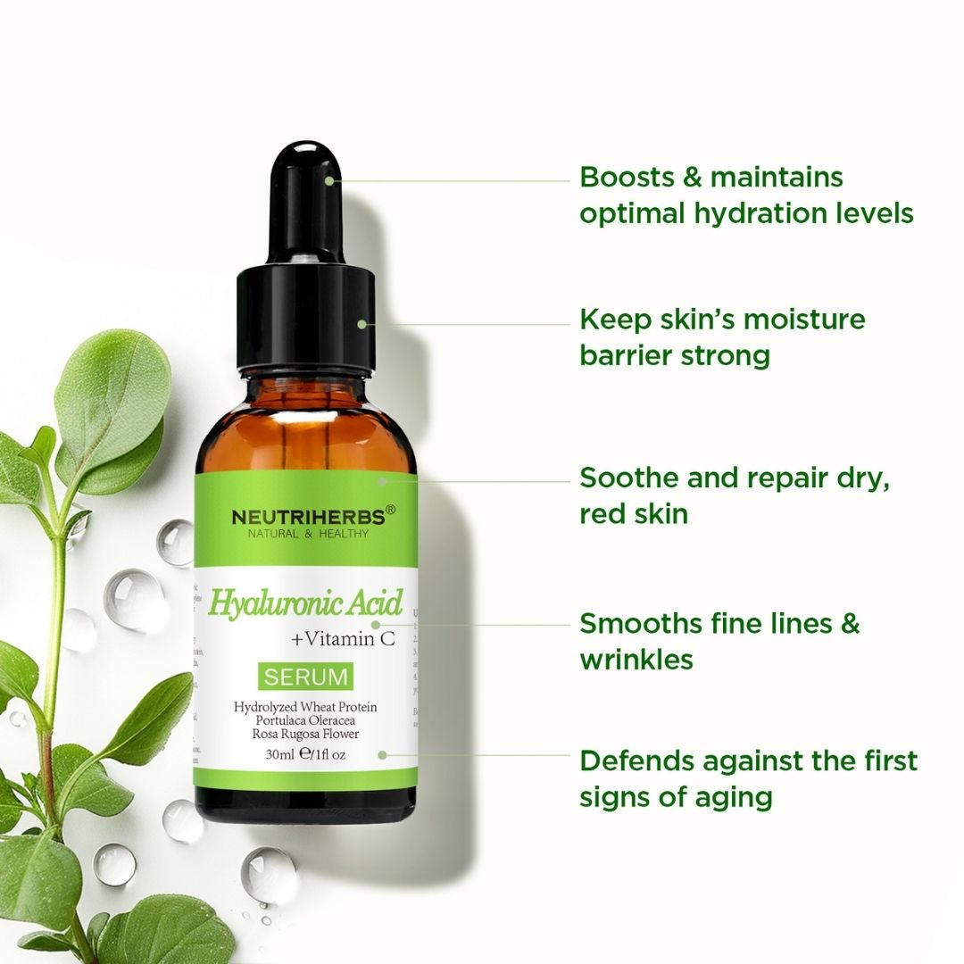 Image of Hyaluronic Acid 5% + Vitamin C Serum - 30 ml - Neutriherbs