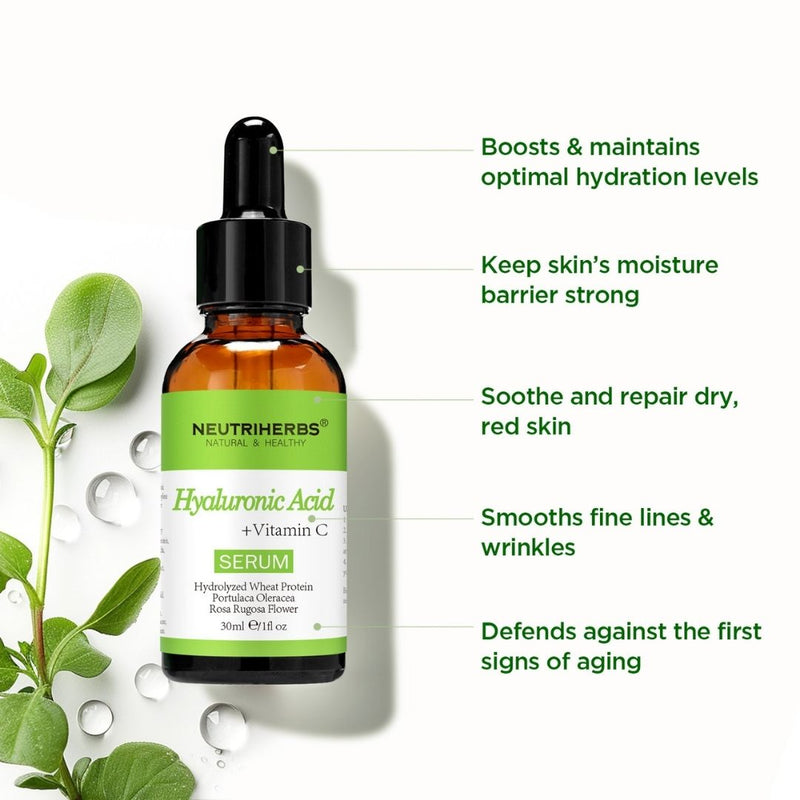Hyaluronic Acid 5% + Vitamin C Serum - 30 ml - Neutriherbs