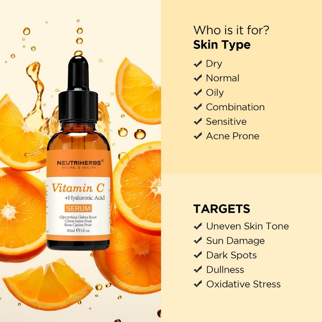 Image of 10% Vitamin C Serum + Hyaluronsyra - 30 ml - Neutriherbs