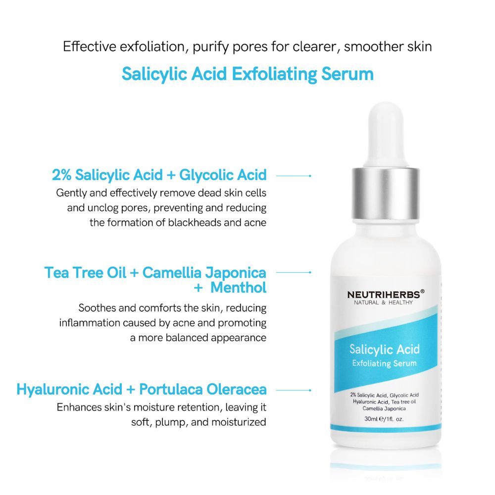 Salicylic Acid (BHA syra) Serum - 30 ml - Neutriherbs