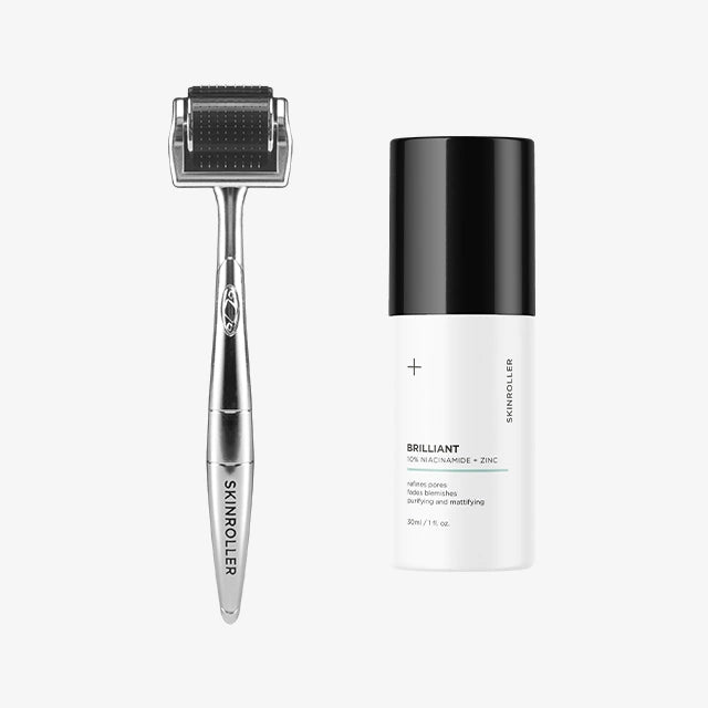 Skinroller + Brilliant Niacinamide + Zinc 30ml