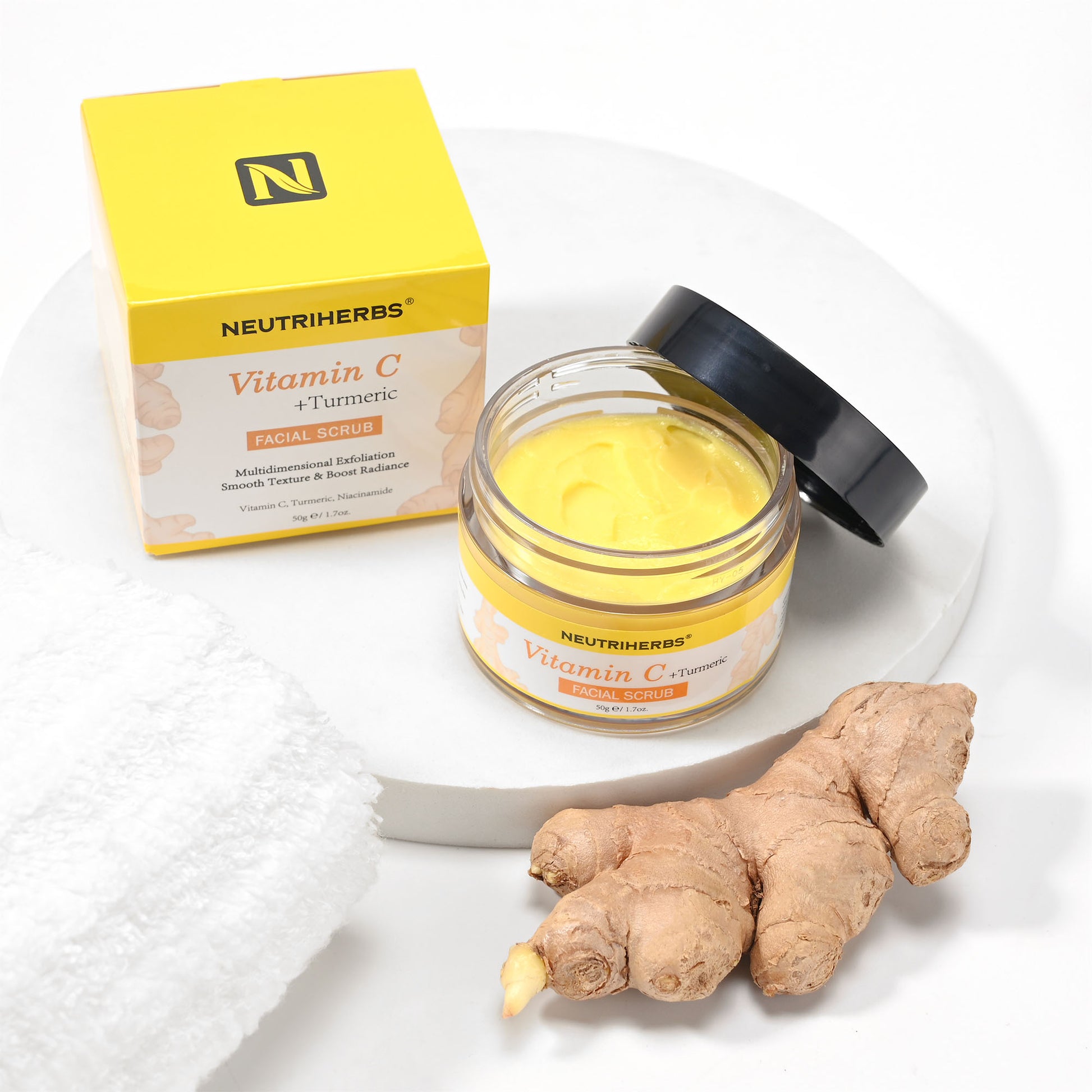Neutriherbs Vitamin C & Turmeric Exfoliating Glow Facial Scrub 50 g