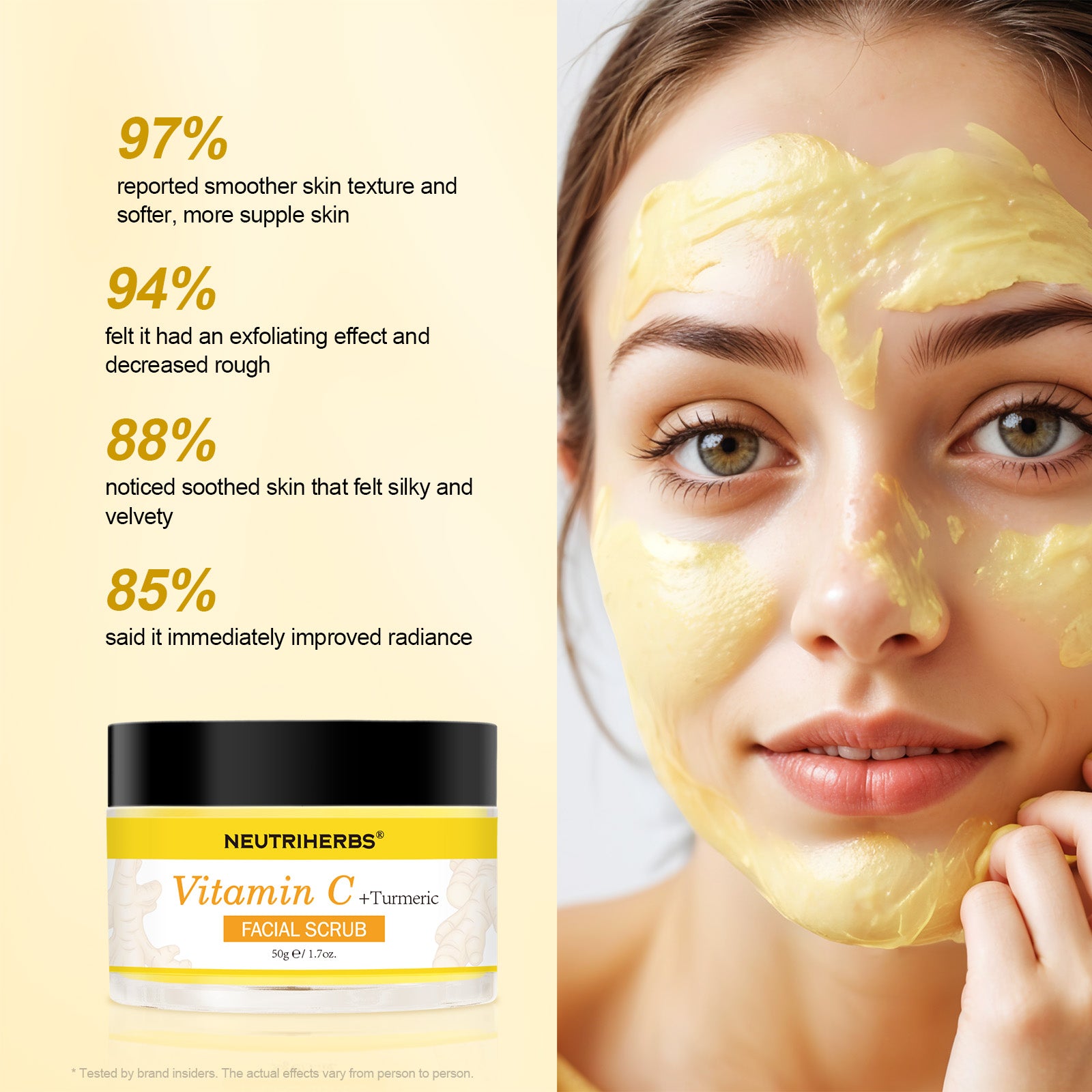 Neutriherbs Vitamin C & Turmeric Exfoliating Glow Facial Scrub 50 g