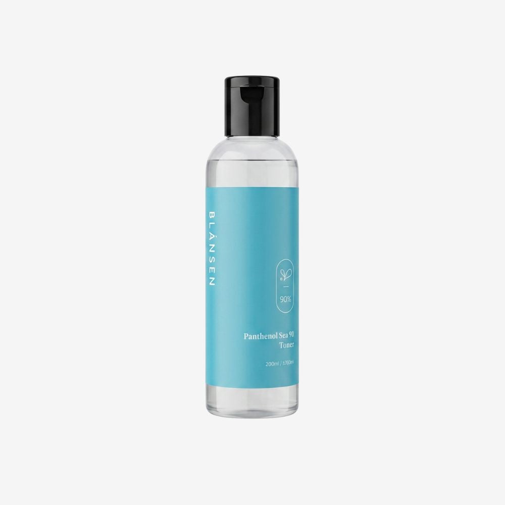 Blansen Panthenol Sea 90 Toner – packshot av ansiktsvatten för känslig hud, 200 ml