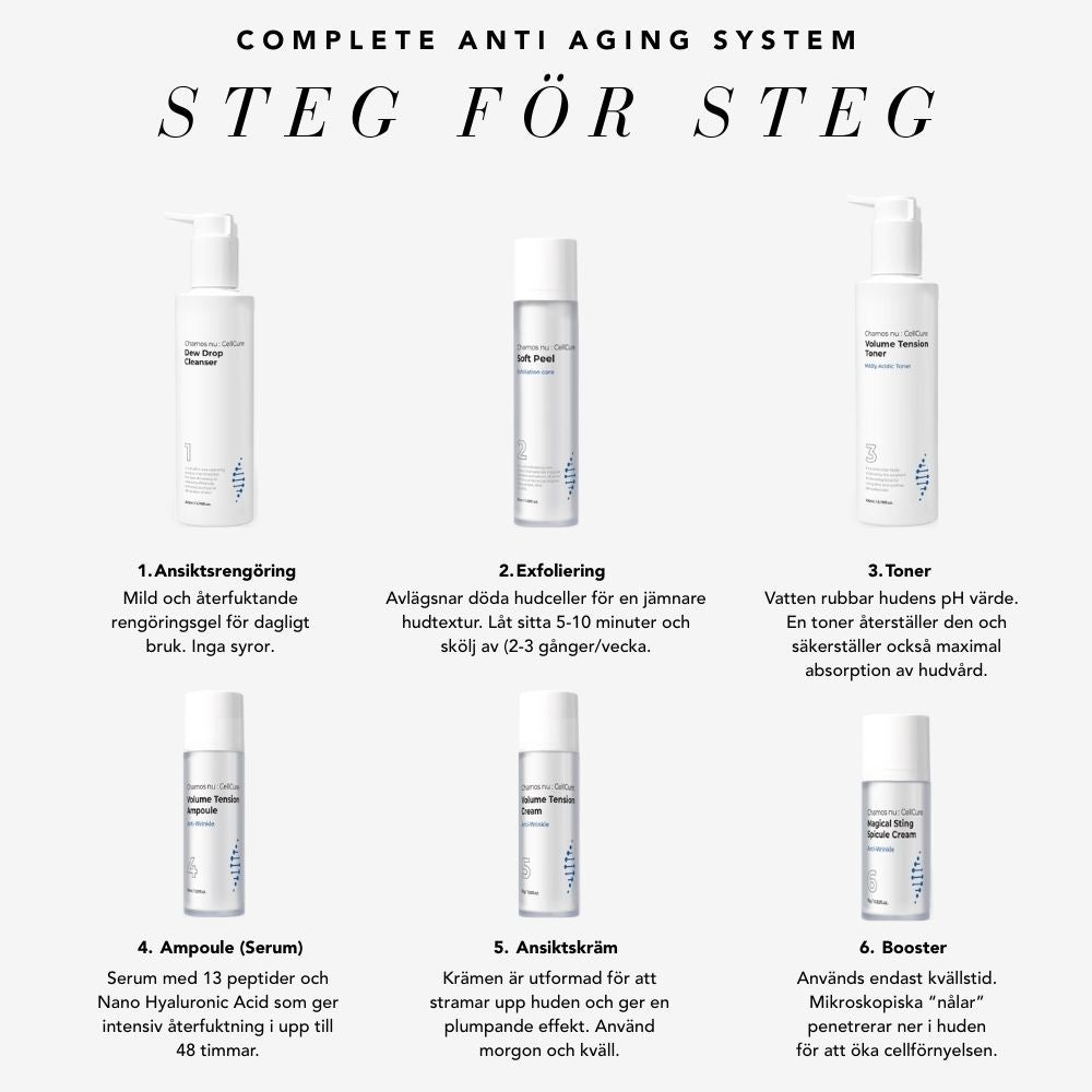 Anti Aging Kit 6 steg - Koreansk hudvårdsrutin