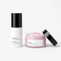 Bye Bye Pores 2-stegs kit – Brilliant Niacinamide serum och Purifying Pink Clay Mask i studiomiljö