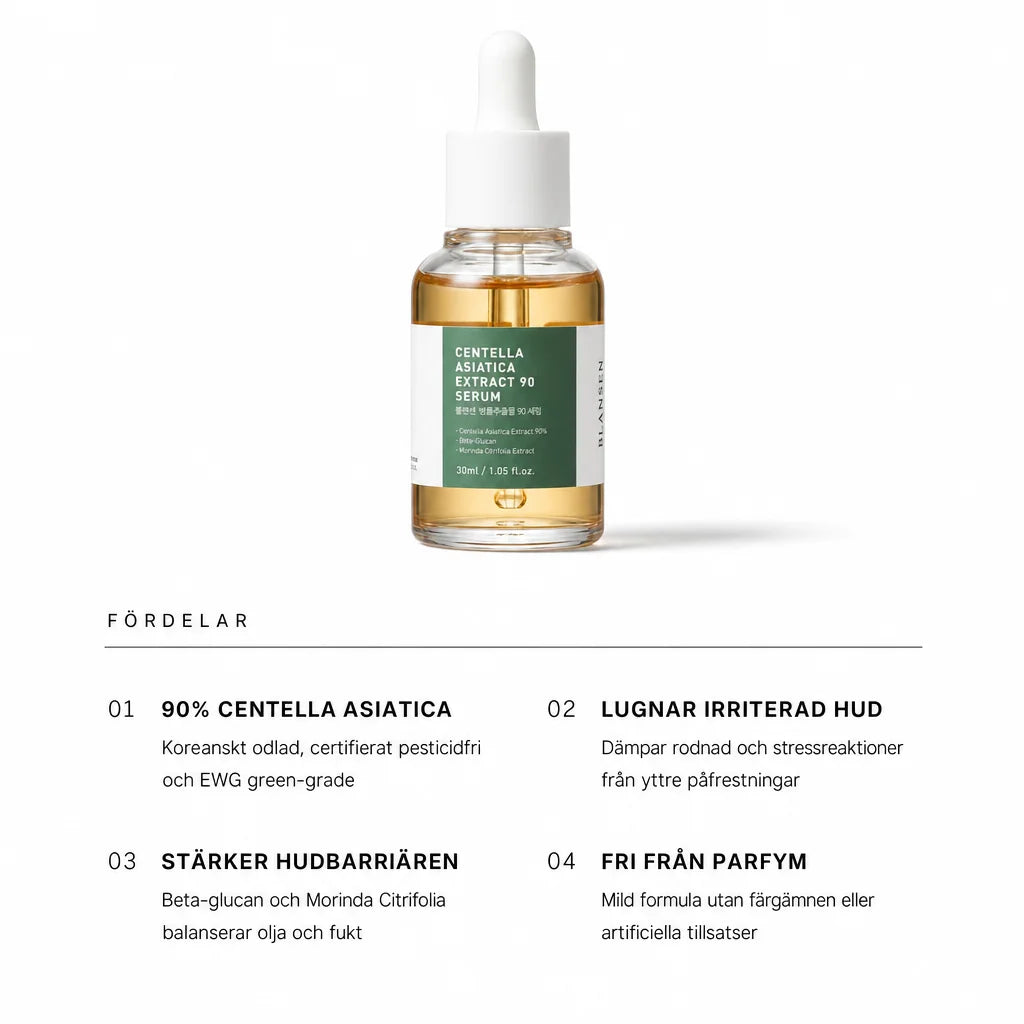 Image of Centella Extract 90 Serum - Lugnande serum — viktigaste fördelar