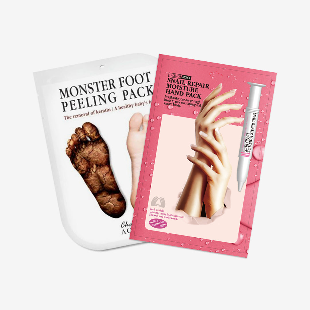 Image of Mani-Pedi Duo Mask Kit - Koreansk hand- och fotmask