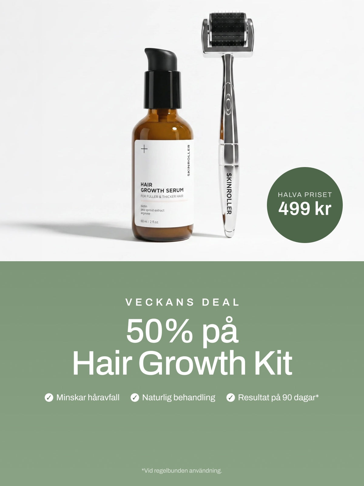 Veckans deal: 50% på Hair Growth Kit - halva priset, 499 kr