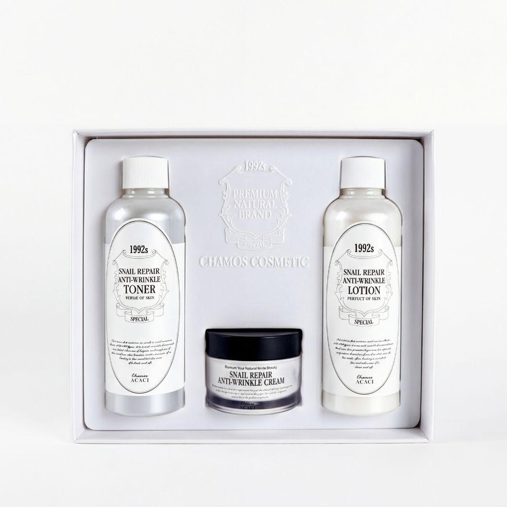 Snail Skin Starter Kit - 3 st - Koreansk hudvårdsrutin