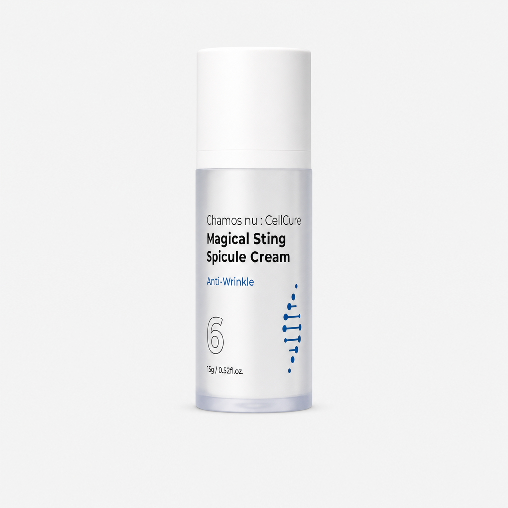 Image of Magical Sting Spicule Cream – packshot av koreansk kräm med spikuler och microneedling-effekt, 15 g