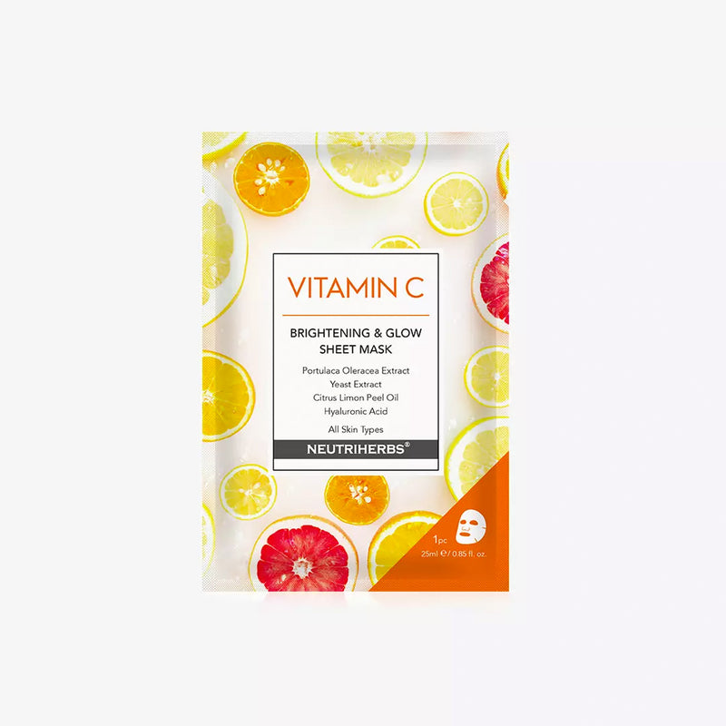 Vitamin C Brightening & Glow Sheet Mask 5-pack - Neutriherbs