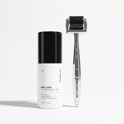 Skinroller Niacinamide Microneedling Kit surgical steel
