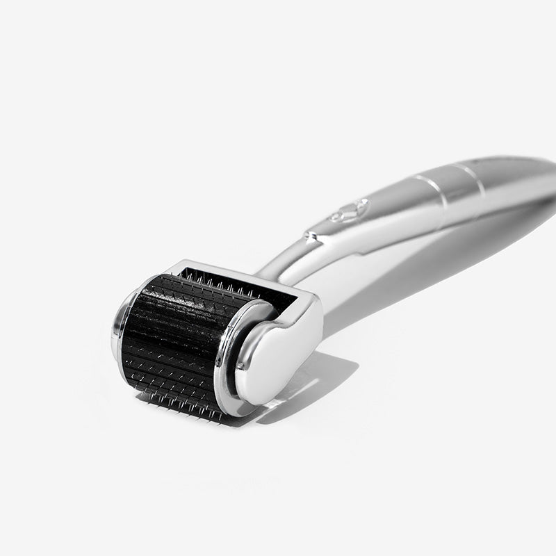 Skinroller Pro Startkit för microneedling hemma — dermaroller serum och rengöring