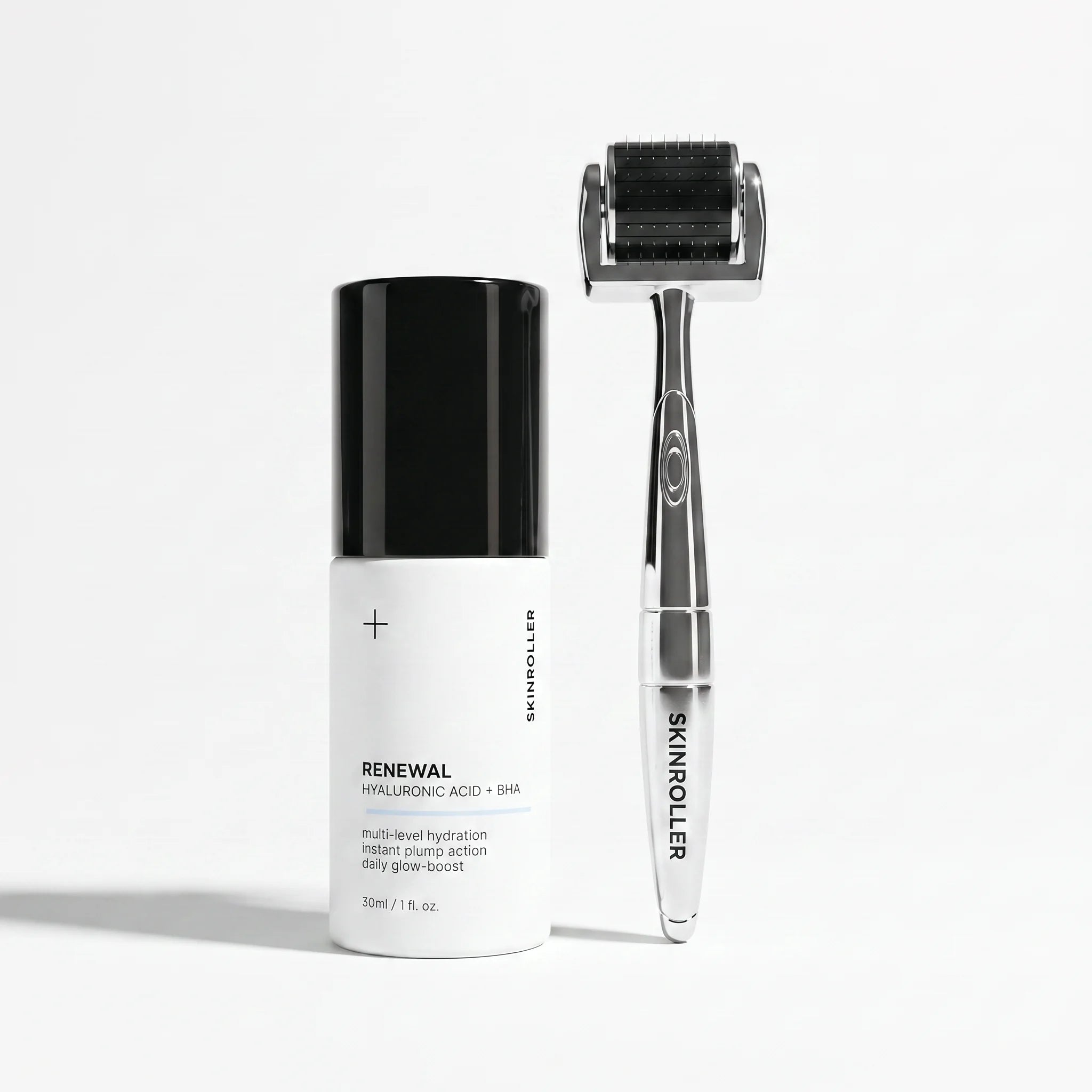 Image of Skinroller Renewal Hyaluronic Acid Microneedling Kit surgical steel