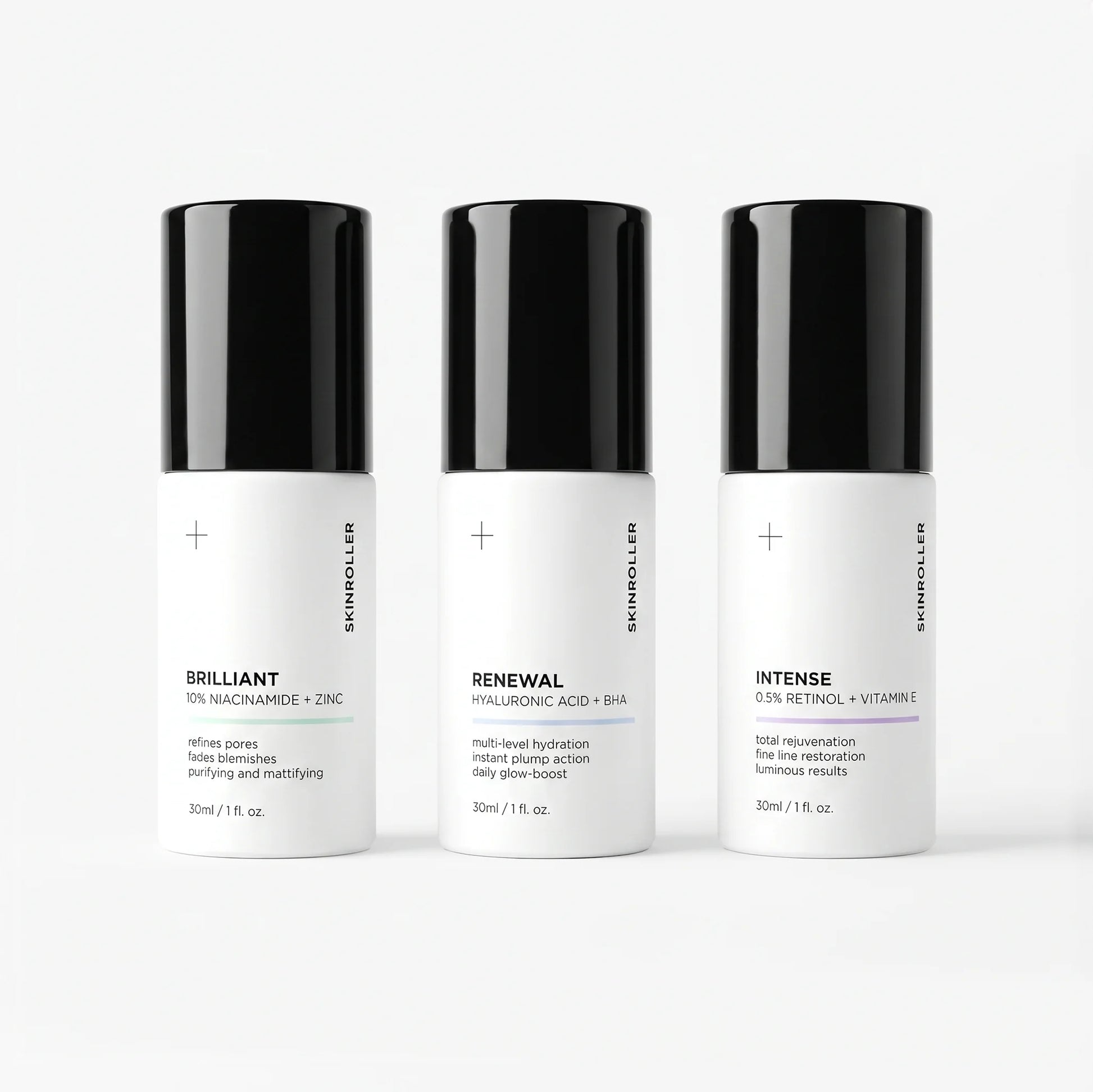 Skinroller Magic Trio serum set - Brilliant Renewal Intense 30ml
