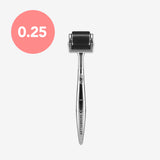 Skinroller PRO dermaroller 0,25 mm – kortaste nållängden för nybörjare, förbättrad serumupptagning, lyster och stora porer