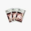 Slim V Fit Chin Care Sheetmask – tre plastsachets solfjädersvis
