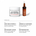 Vita-C Whitening Night Cream & Powder - Lystergivande kit - viktigaste fördelar