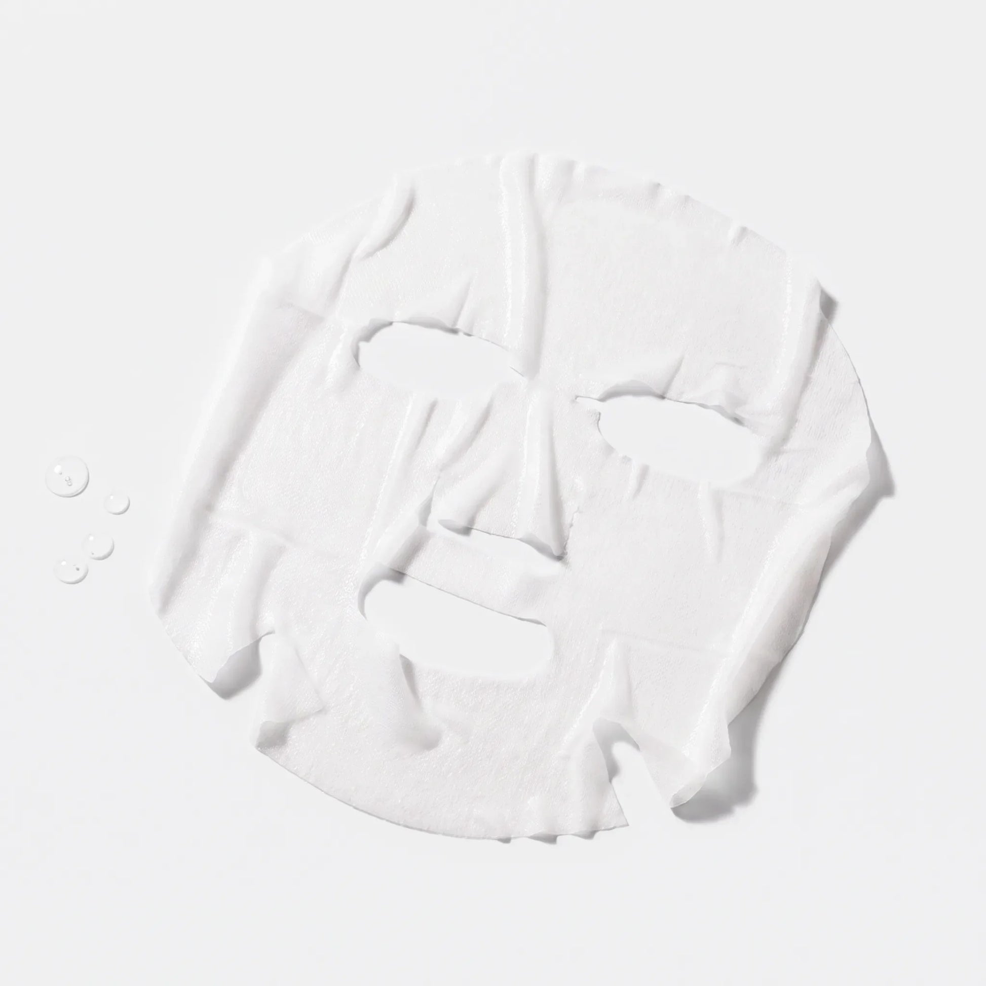 Vitamin C Sheet Mask utvikt med essence-droppar – vit ansiktsmask i tyg med nätstruktur