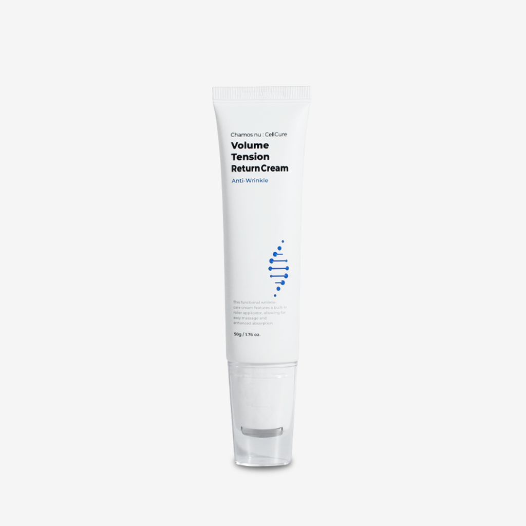 Image of Volume Tension Return Cream - koreansk anti-age kräm med inbyggd rollerapplikator